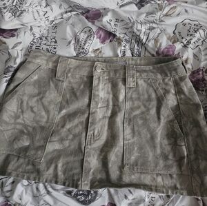 Stylish Olive Green Skirt